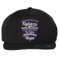 Support The Fighters Lupus Awareness Wool Snapback Cap