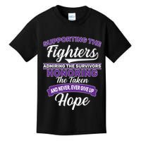 Support The Fighters Lupus Awareness Kids T-Shirt
