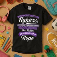 Support The Fighters Lupus Awareness Kids T-Shirt