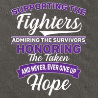 Support The Fighters Lupus Awareness Cotton Canvas Backpack