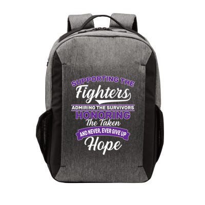Support The Fighters Lupus Awareness Vector Backpack