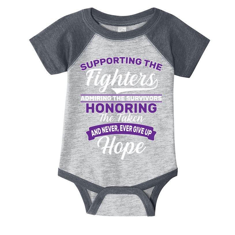 Support The Fighters Lupus Awareness Infant Baby Jersey Bodysuit