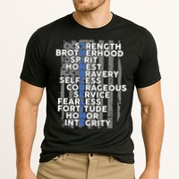 Support The Thin Blue Line US Flag Performance Shirt