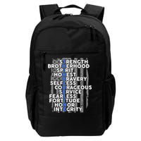 Support The Thin Blue Line US Flag Backpack