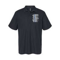 Support The Thin Blue Line US Flag Polo
