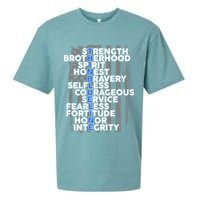 Support The Thin Blue Line US Flag Sueded Cloud Jersey T-Shirt