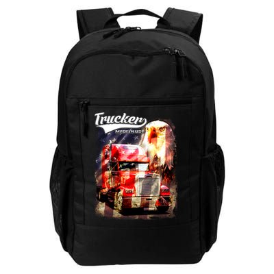 Support Trucker Made In USA Eagle Flag Backpack