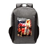 Support Trucker Made In USA Eagle Flag Vector Backpack