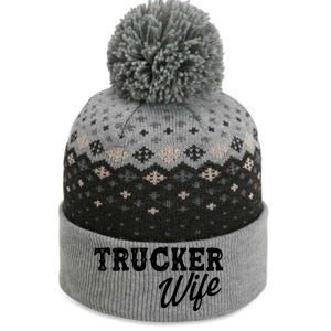 Support Trucker WIfe The Baniff Cuffed Pom Beanie