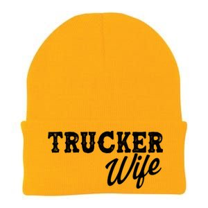 Support Trucker WIfe Knit Cap Winter Beanie