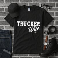Support Trucker WIfe Tall T-Shirt