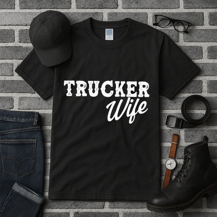 Support Trucker WIfe Tall T-Shirt
