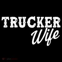 Support Trucker WIfe Drawstring Bag
