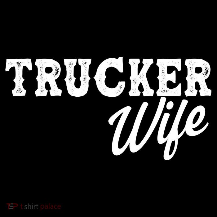 Support Trucker WIfe Drawstring Bag