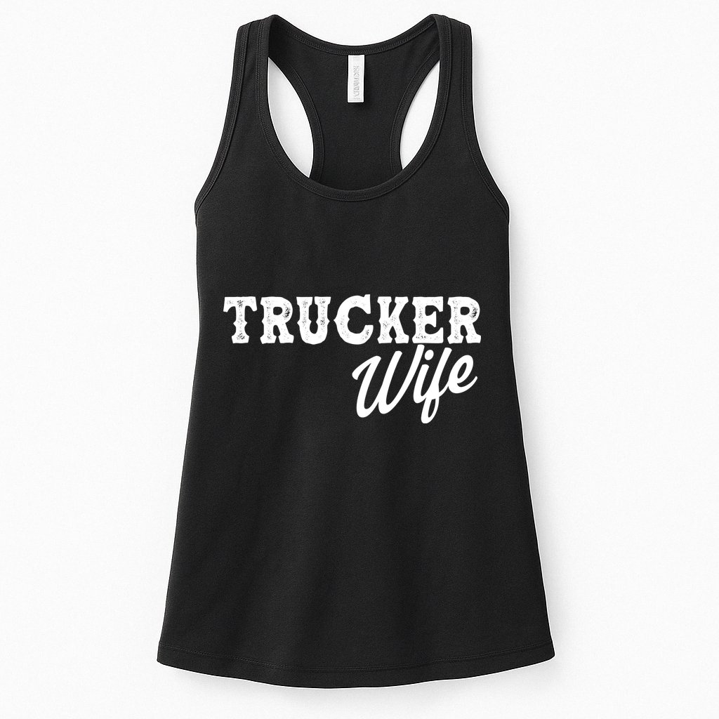 Support Trucker WIfe Womens Tank Top
