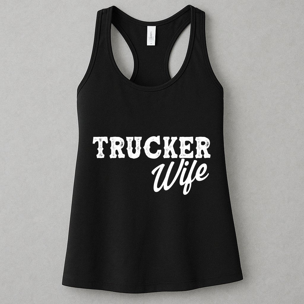 Support Trucker WIfe Womens Tank Top