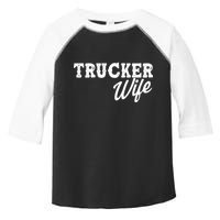 Support Trucker WIfe Toddler Fine Jersey T-Shirt