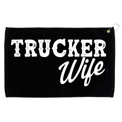 Support Trucker WIfe Grommeted Golf Towel