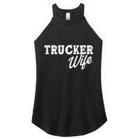 Support Trucker WIfe Women's Perfect Tri Rocker Tank