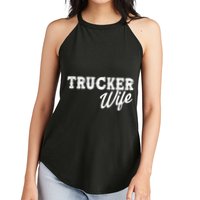 Support Trucker WIfe Women's Perfect Tri Rocker Tank