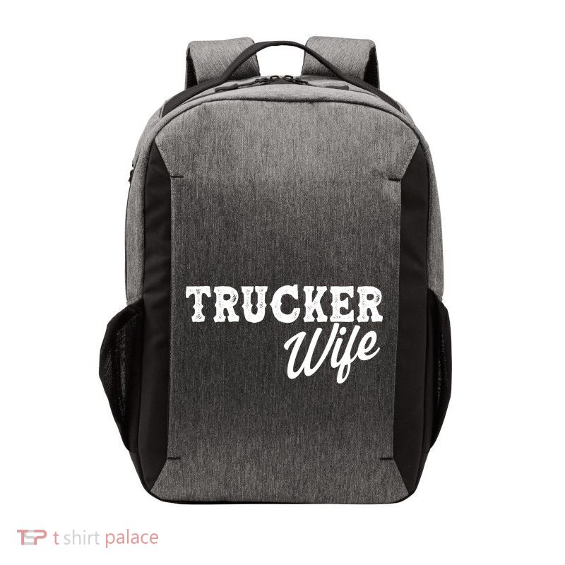 Support Trucker WIfe Vector Backpack