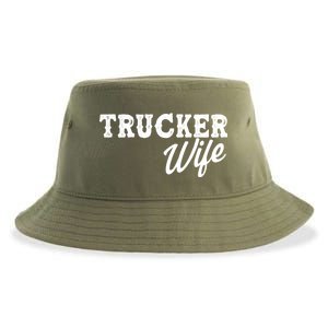 Support Trucker WIfe Sustainable Bucket Hat