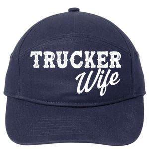 Support Trucker WIfe 7-Panel Snapback Hat