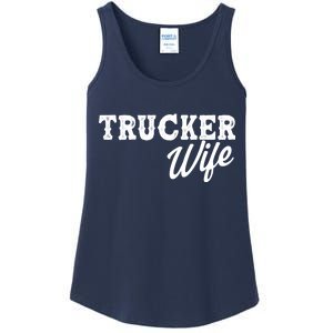 Support Trucker WIfe Ladies Essential Tank