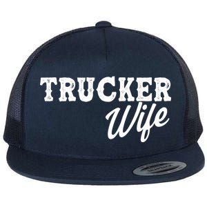 Support Trucker WIfe Flat Bill Trucker Hat