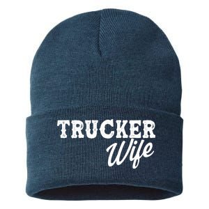 Support Trucker WIfe Sustainable Knit Beanie