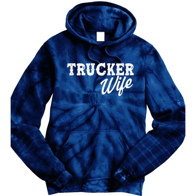 Support Trucker WIfe Tie Dye Hoodie