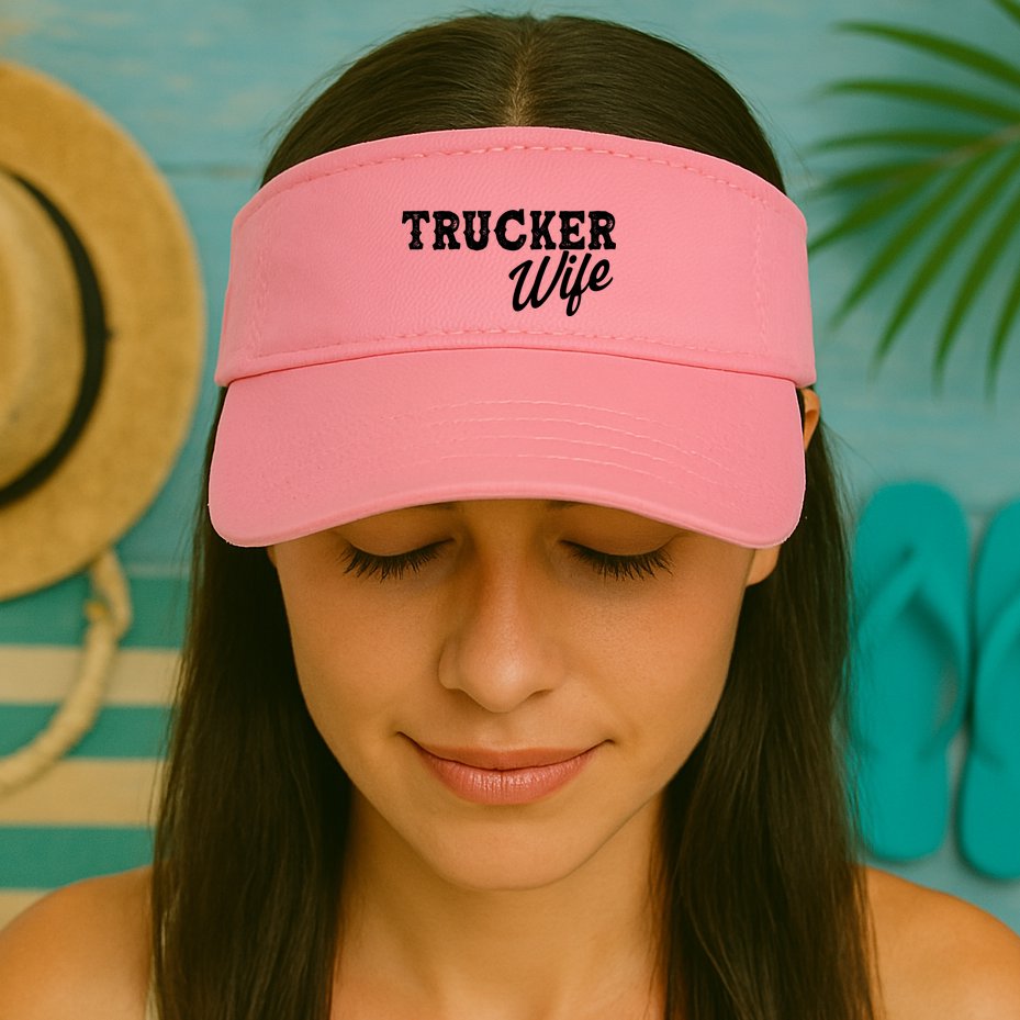 Support Trucker WIfe Visor