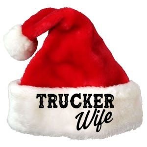 Support Trucker WIfe Premium Christmas Santa Hat