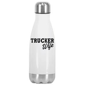 Support Trucker WIfe Stainless Steel Insulated Water Bottle