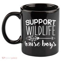 Support Wildlife Arrow Raise Boys 11oz C Handle Ceramic Mug