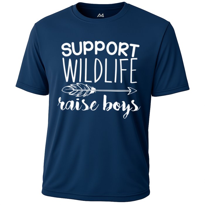 Support Wildlife Arrow Raise Boys Cooling Performance Crew T-Shirt