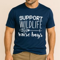 Support Wildlife Arrow Raise Boys Cooling Performance Crew T-Shirt