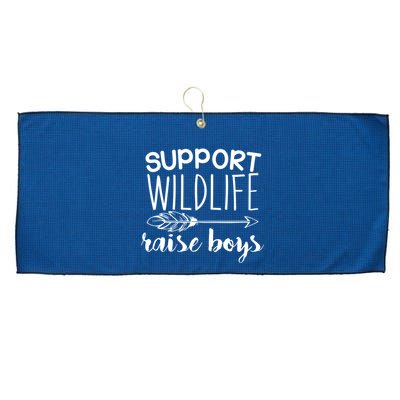Support Wildlife Arrow Raise Boys Large Microfiber Waffle Golf Towel