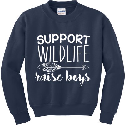 Support Wildlife Arrow Raise Boys Kids Sweatshirt