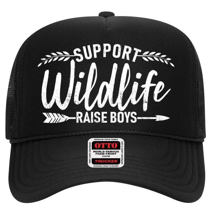 Support Wildlife Raise Boy Parents Trucker Hat