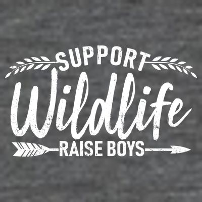 Support Wildlife Raise Boy Parents T-Shirt