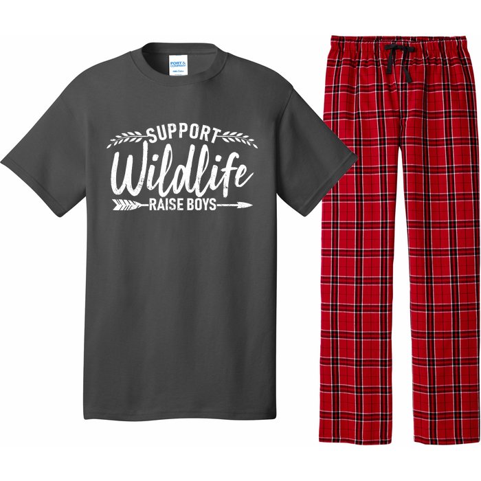 Support Wildlife Raise Boy Parents Pajama Set