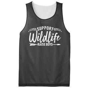 Support Wildlife Raise Boy Parents Mesh Reversible Basketball Jersey Tank