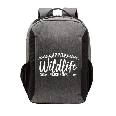 Support Wildlife Raise Boy Parents Vector Backpack