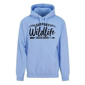 Support Wildlife Raise Boy Parents Unisex Surf Hoodie