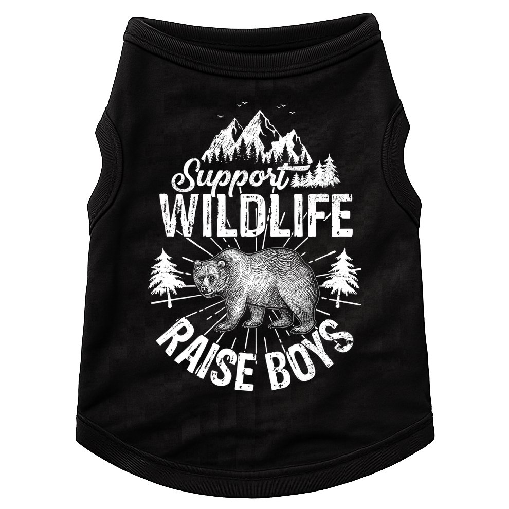 Support Wildlife Raise Boys Doggie Tank