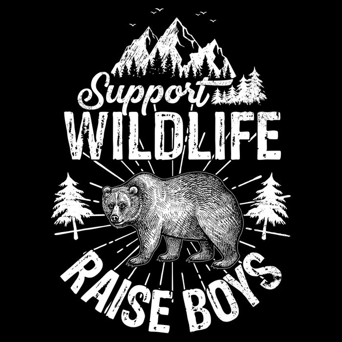 Support Wildlife Raise Boys Bucket Hat