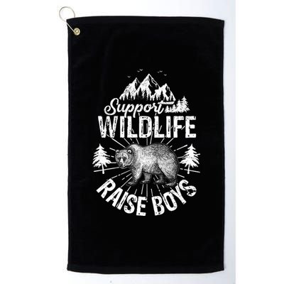 Support Wildlife Raise Boys Platinum Collection Golf Towel