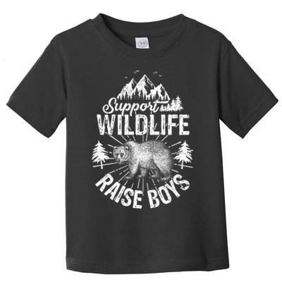 Support Wildlife Raise Boys Toddler T-Shirt