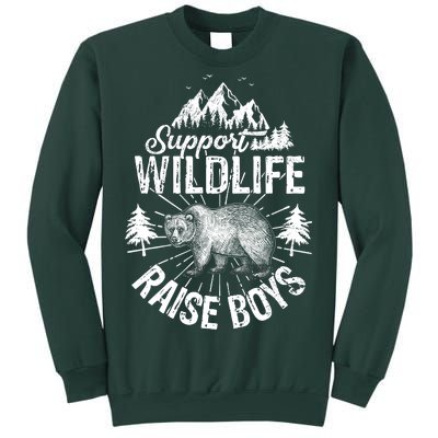 Support Wildlife Raise Boys Sweatshirt